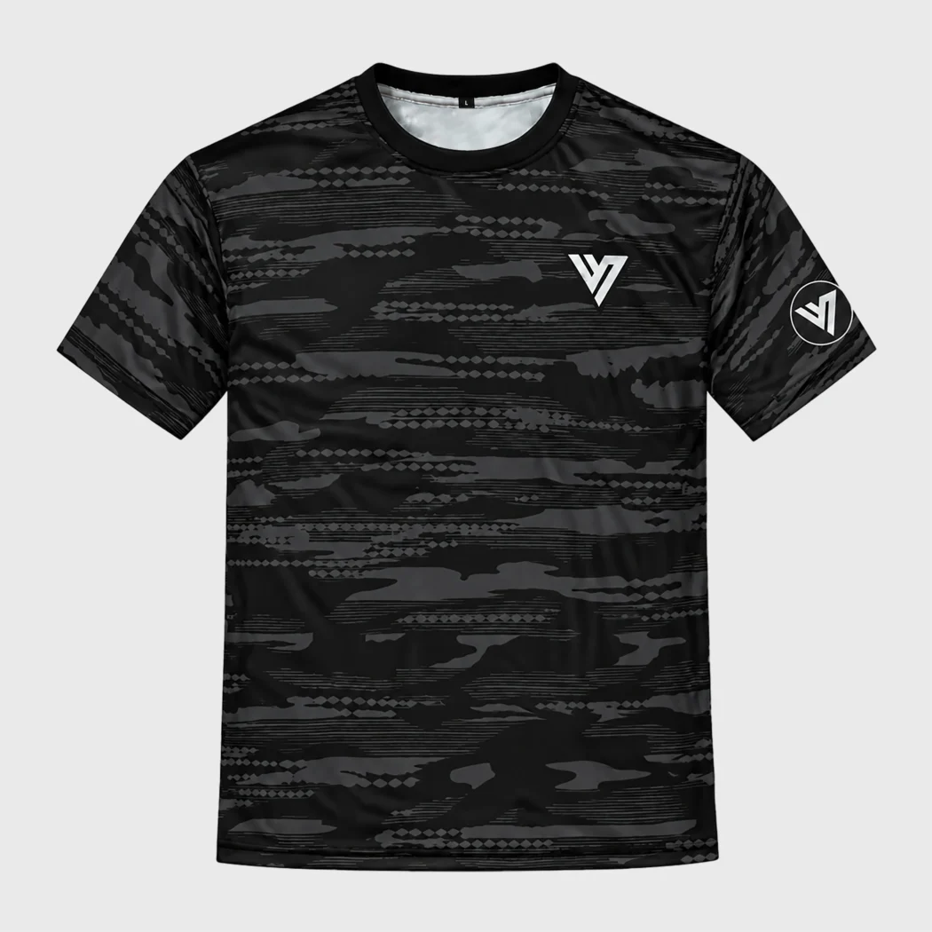 VEZRA Camo Z2 T-shirt Dye Sub - Black