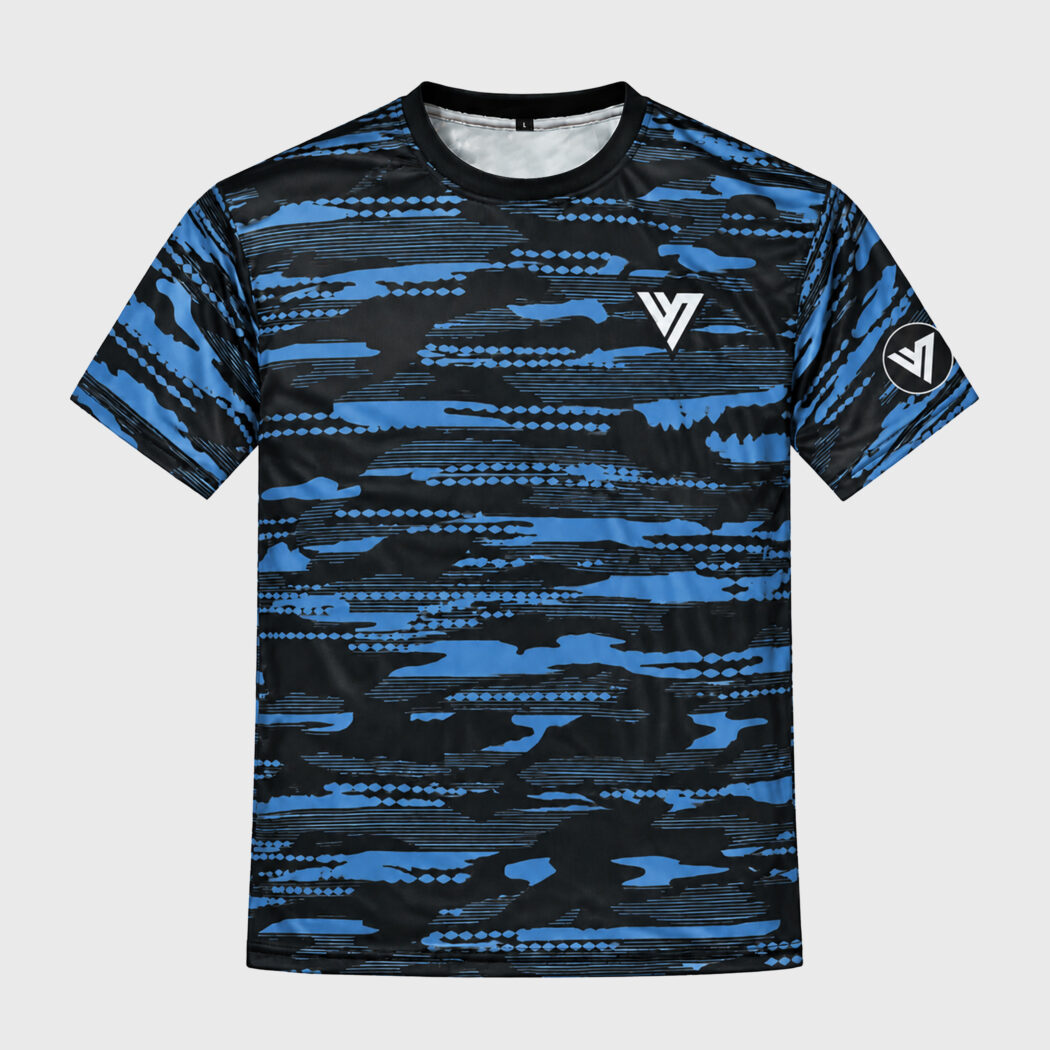 VEZRA Camo Z2 T-shirt Dye Sub - Blue